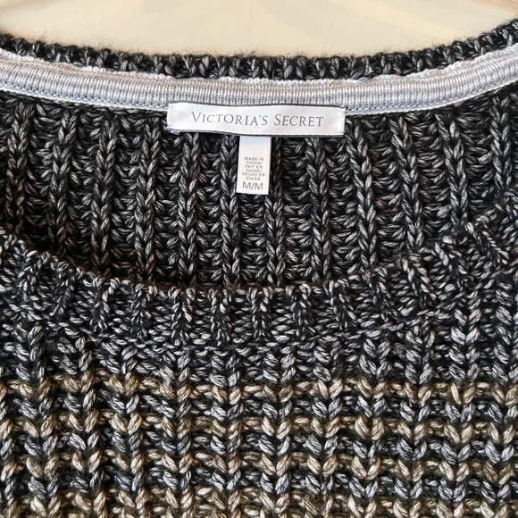 Victoria’s Secret striped boxy boatneck sweater - Picture 3 of 5